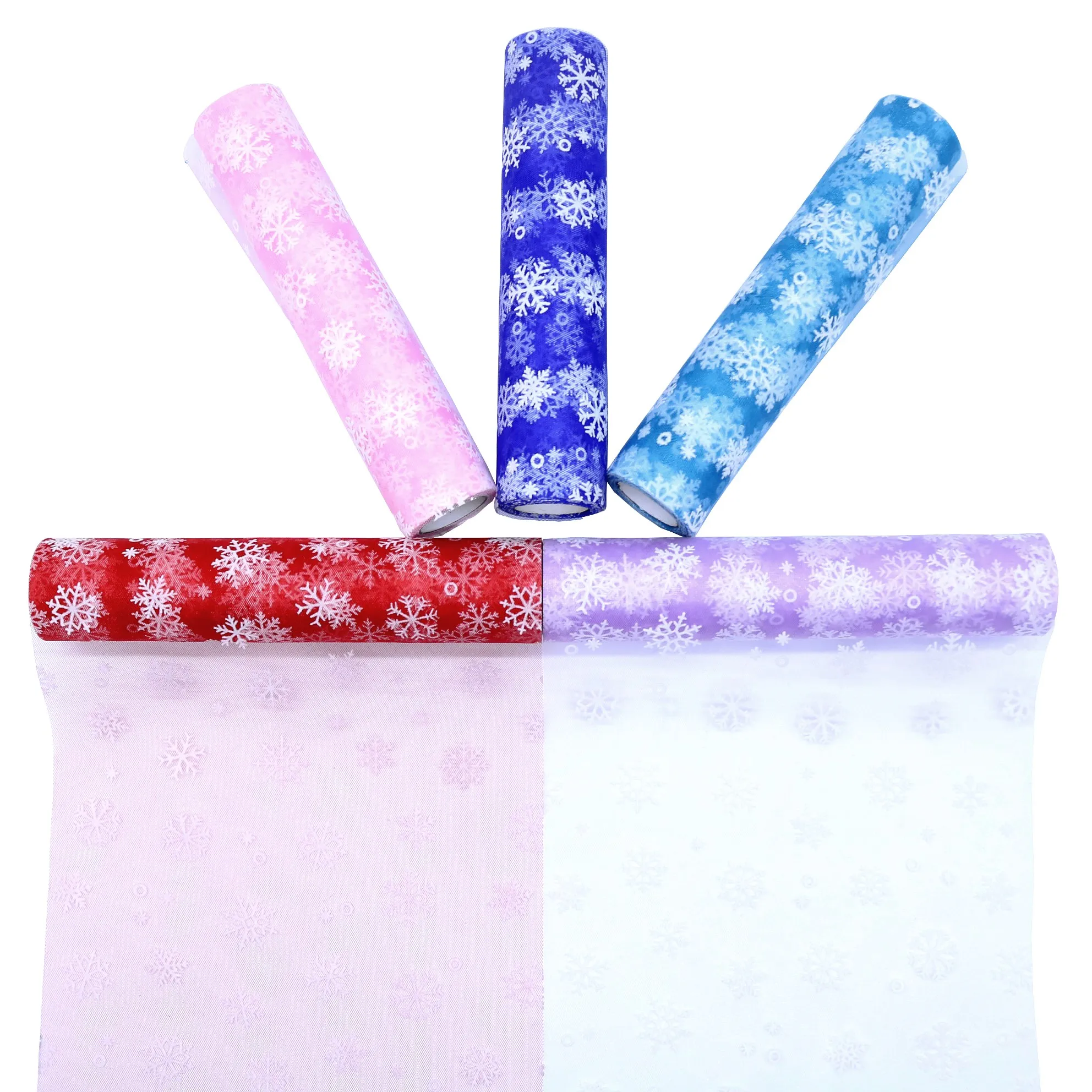 27 см 10yds Снежинка Тюлевая ткань с блестками DIY Baby Shower пачка юбка свадебные подарки