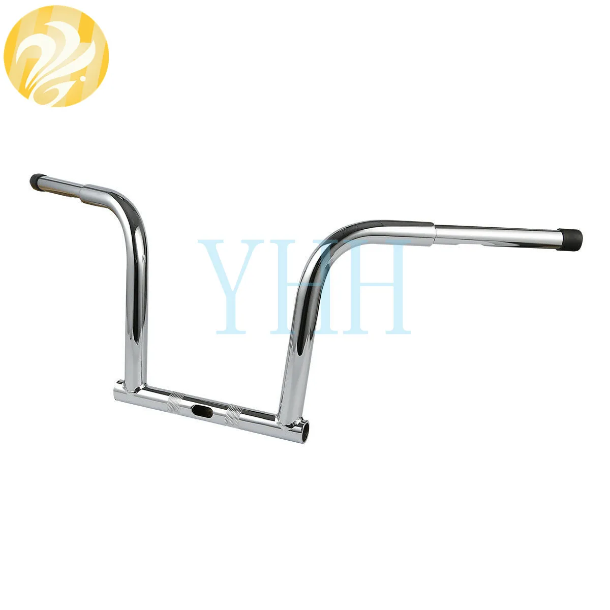 

Motorcycle Chrome 1-1/4" Fat 12" Steel Rise Ape Hangers Handlebar For Dyna Fat Bob Low Wide Rider