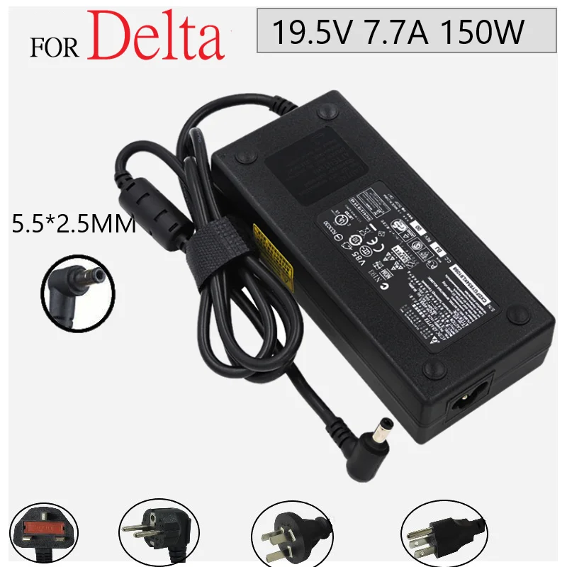 Ноутбук адаптер переменного тока AC Питание 19 5 V 7.7A 150W 5*2 м для MSI GS60 GS63 GS70 GE62 GS40 MS16H MS