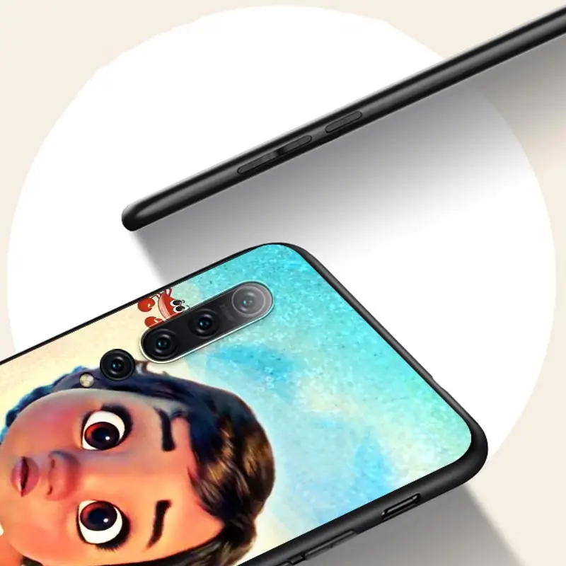 

Silicone Black TPU Cover Disney Moana For Xiaomi Mi 11 11i 10i 10T 10 9T 9SE 8 Ultra Lite Pro 5G Phone Case