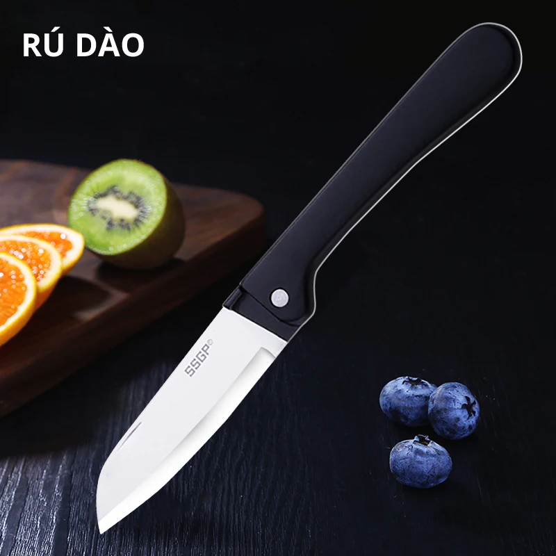 Кухонный нож из нержавеющей стали Складной карманный для повседневного