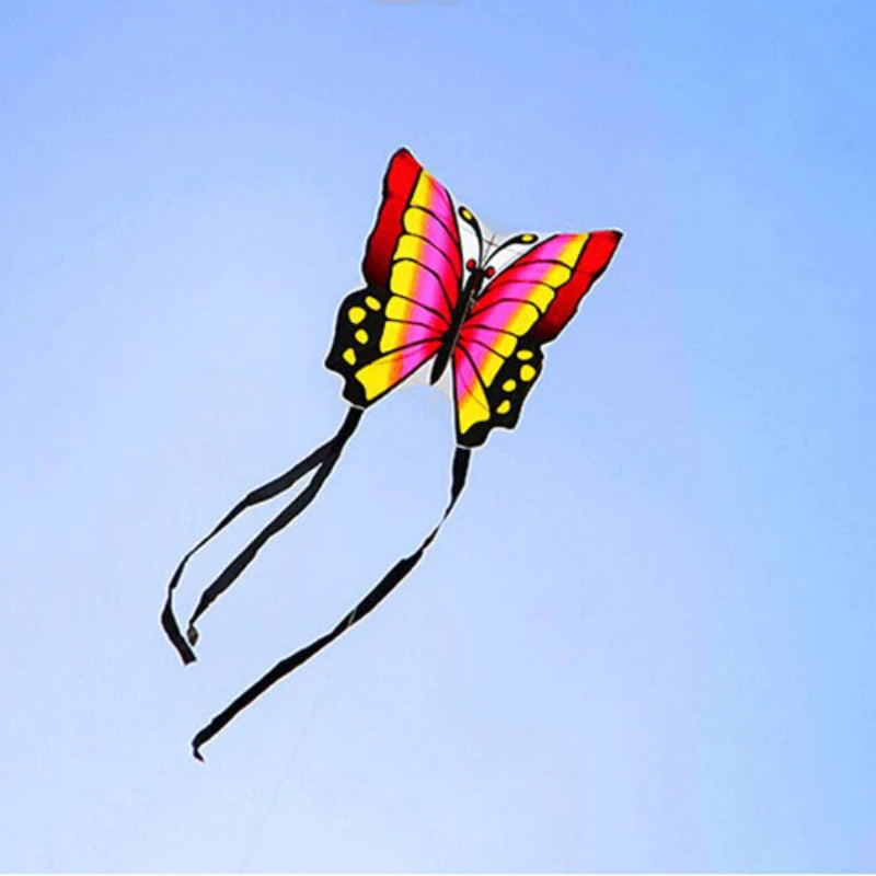 

Free shipping high quality butterfly Kite with handle line children kite flying toys easy control ripstop nylon birds eagle Kite