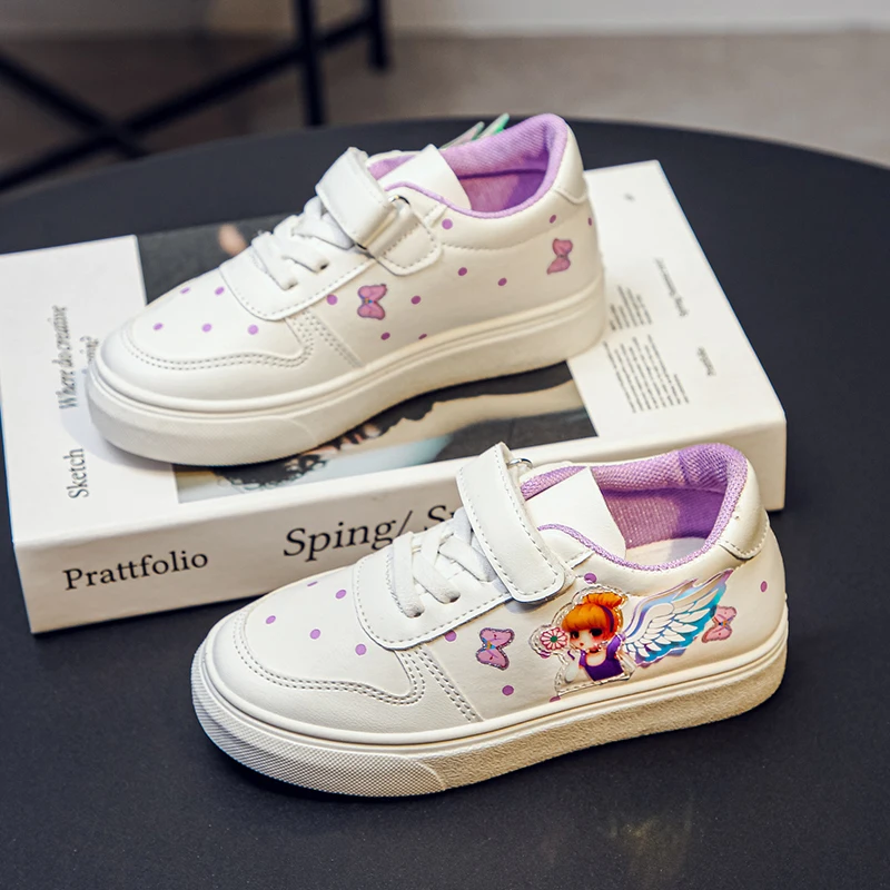

Patchwork Kids Sneakers for Girls 2021 New Boys Sports Shoes for Children 26-37 Years Old Sneakers Flat Heel Causal Shoes E07112