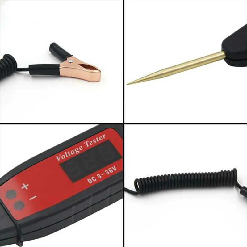 Универсальный автомобильный ЖК цифровой сканер цепи 5 36 в Инструмент Тестер