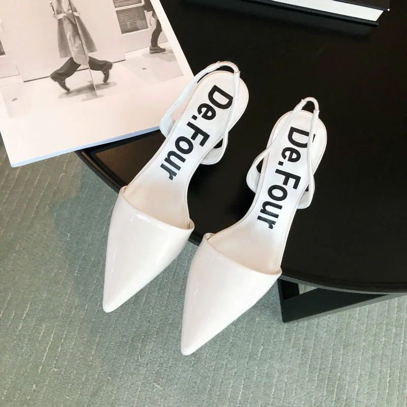 MONMOIRA/пикантные босоножки на высоком каблуке с острым носком женские шлепанцы из