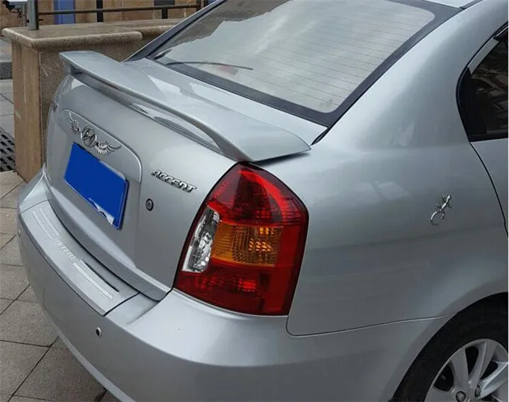Спойлер для Hyundai Accent 2005-2009 спойлер с акцентом YWW из АБС-пластика заднее крыло