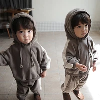 2021 child boy clothes sets little girl outfits fashion autumn childrens sportswear kids sports suit korean infant tracksuit