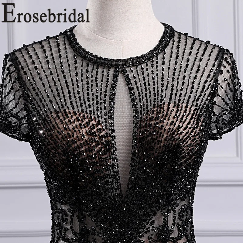 Erosebridal, короткий рукав, Русалка, вечернее платье с бюстгальтером, элегантное, на молнии, сзади, длинное, официальное, женское, вечернее платье, платье для вечеринки