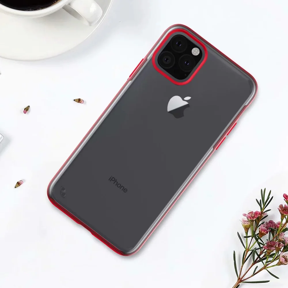 Роскошный противоударный чехол для iPhone 11 Pro XS Max XR X 8 7 6 6s Plus из ТПУ Прозрачный