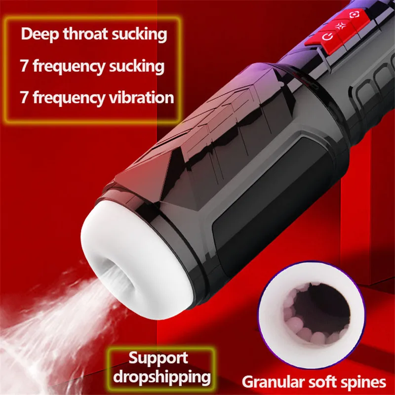 Секс шоп реальное сосание Вибрация Мужская мастурбация чашка товары для