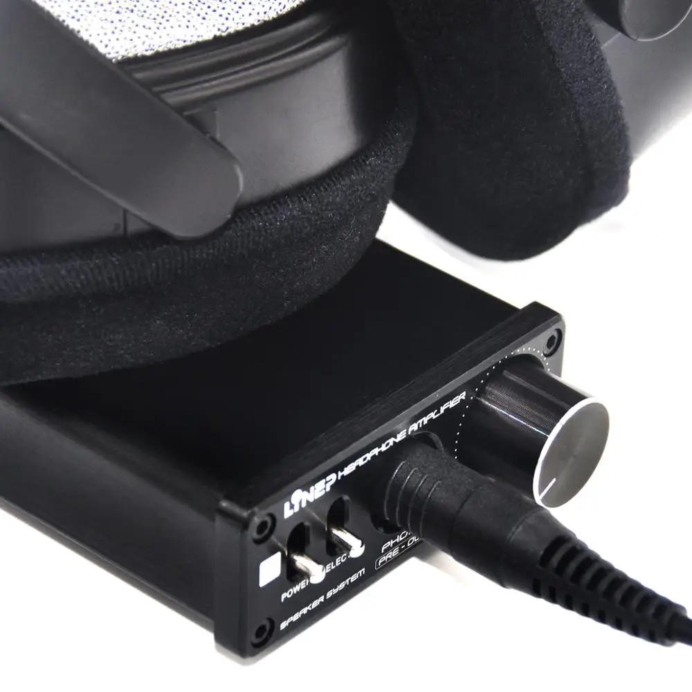 Усилитель для наушников Настольный класс A стерео гарнитура Amp двойной вход