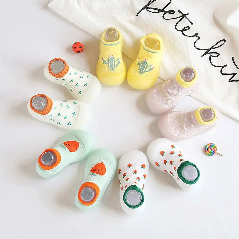 

Baby Girl Boy Plant Radish Toddler Shoes Kids Non-Slip Sock Floor Foot Soft Bottom 5Sizes W011 P03