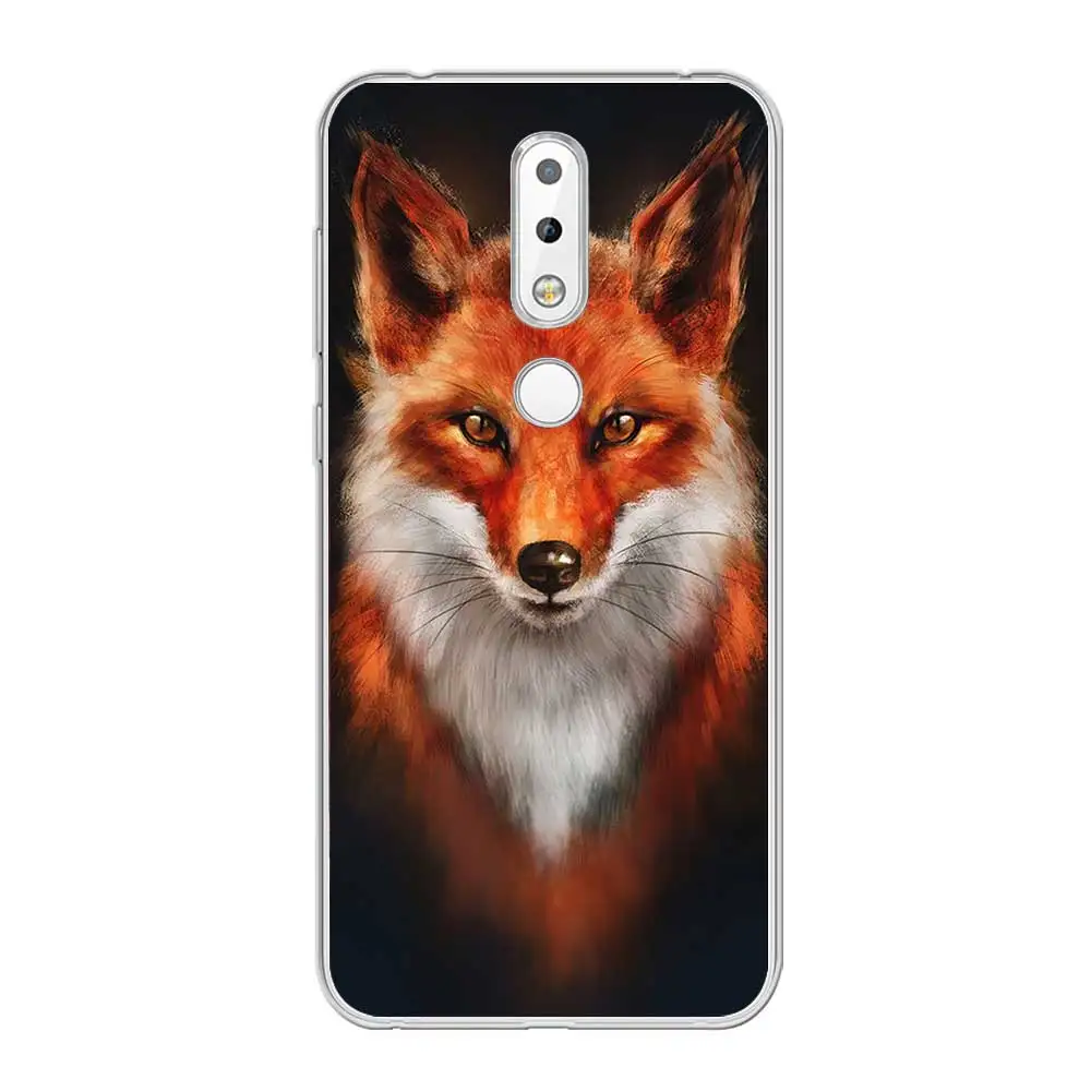 Мягкий силиконовый прозрачный ТПУ чехол для телефона Nokia X7 X6 X5 X3 с изображением