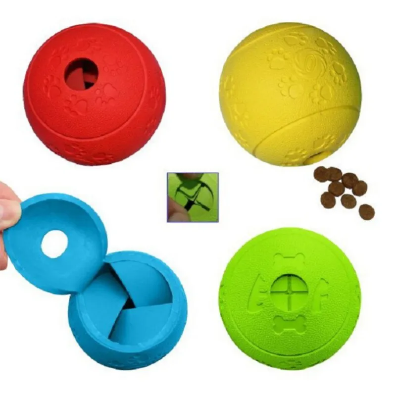 

2021 hot sale dog bite resistant rubber leaking ball toy large interactive dog toy ball chewing non-toxic anti-bite