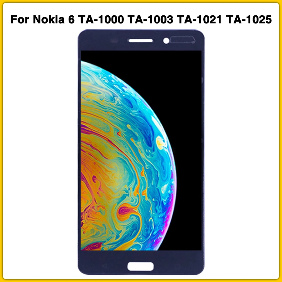Новая сенсорная ЖК панель N6 для Nokia 6 TA 1000 1003 1021 1025 1033 1039 дисплей кодирующий