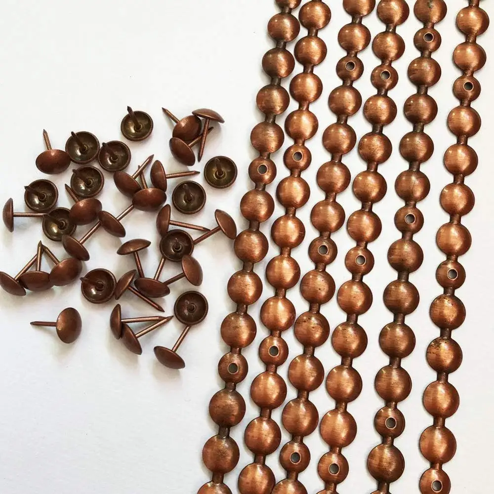 Бесплатная доставка 10 м/лот 11 мм с медным цветным покрытием гвозди для