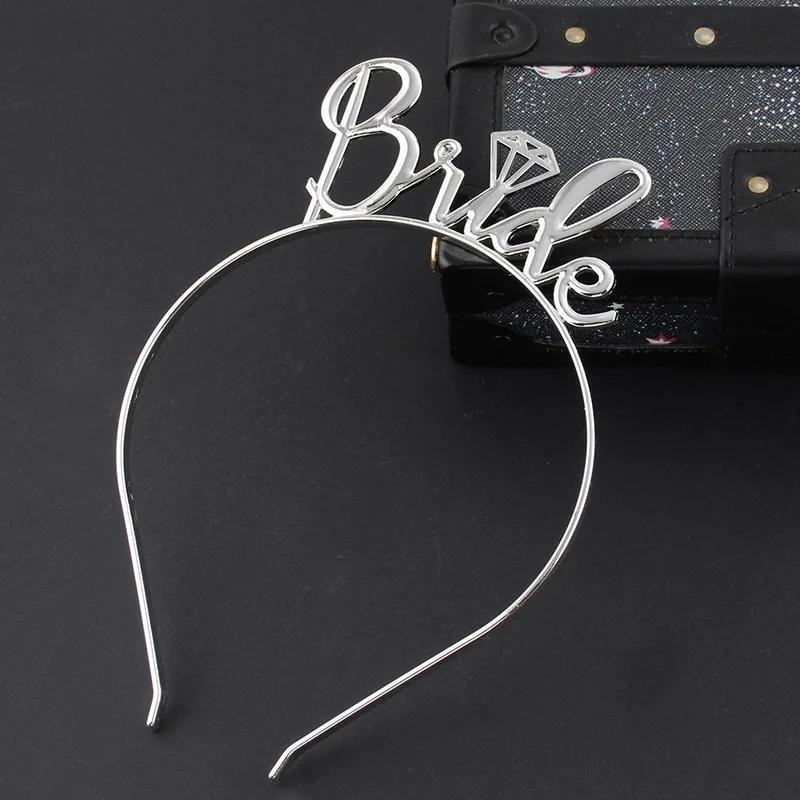 Bride To Be Bridesmaid Tiara Crown Hair Jewelry Headband Bachelorette Hen Party Wedding Bridal Shower Decoration Girl Night Gift | Дом и сад