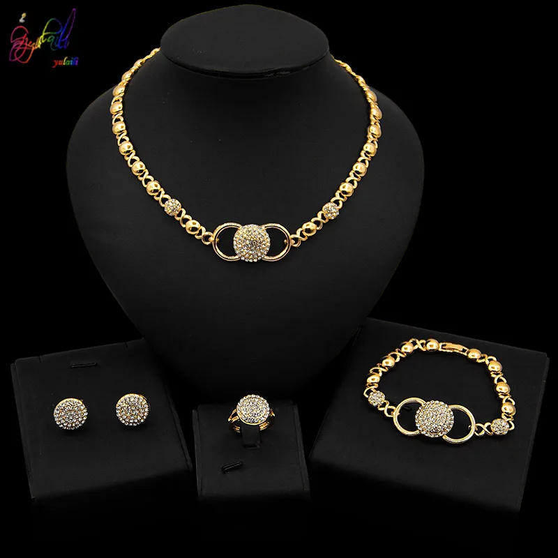 

Yulaili Latest Fashion 18 Gold-plated X heart Necklace for Women Fine Party Jewelry Wholesale Free Shipping