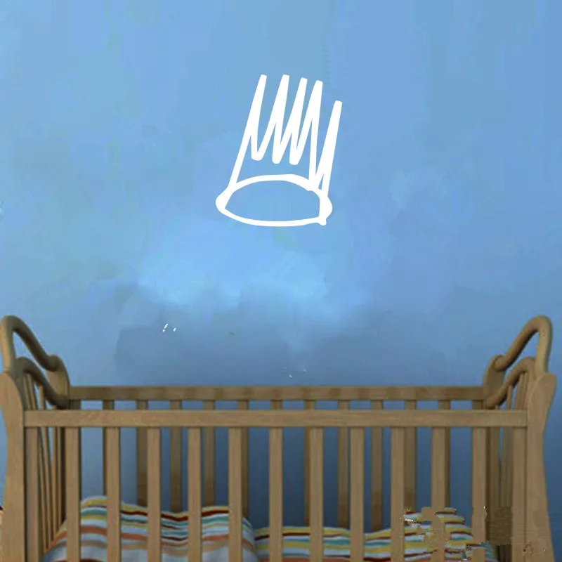 Корона виниловые наклейки автомобиля окна ноутбука Наклейка хип хоп Drake Rap знак