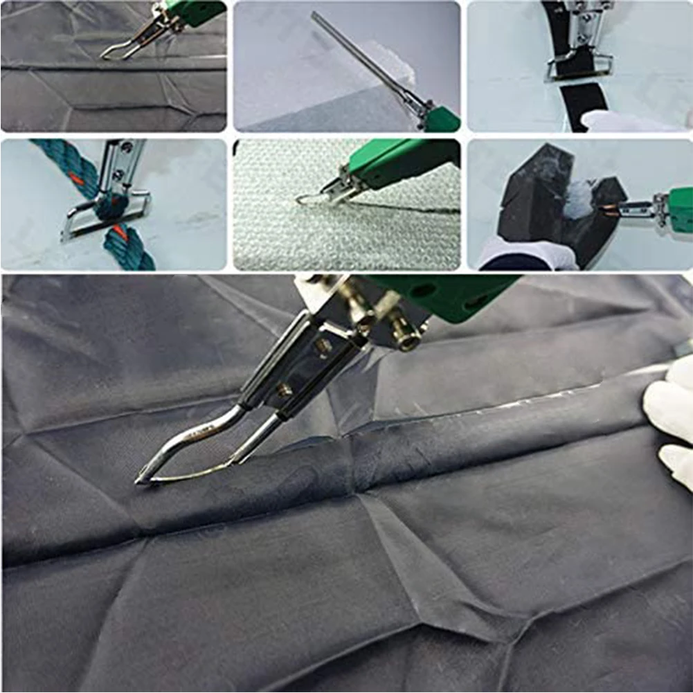 

Hot Knife Fabric Cutter Rope Pipes Electric Cutting Tool Kit with Blades for Styrofoam Sponge Fabric Rope 110V/220V 100W