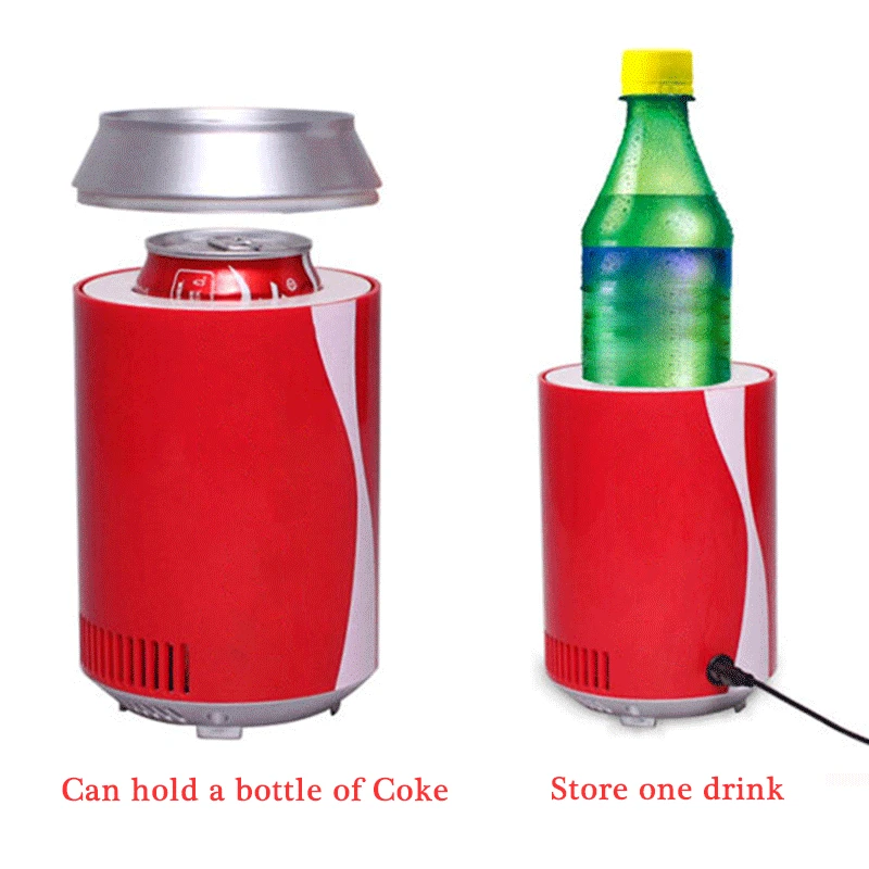 Мини холодильник автомобильный портативный мини с USB резервуары для напитков