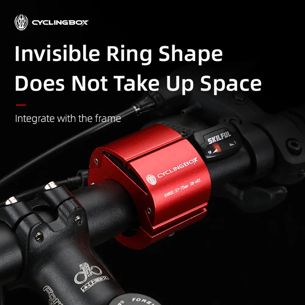 

Universal Bicycle Mobile Phone Holder Aluminum Alloy Motorcycle Bicycle Handlebar Mobile Phone Holder Portable Ring Foldable