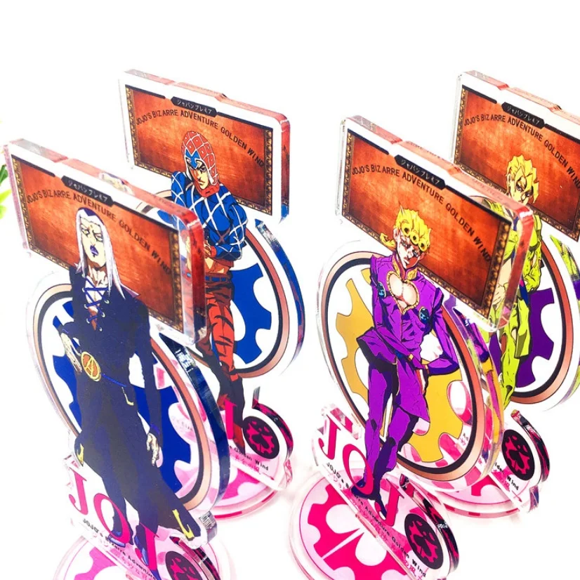 Аниме Adventure Золотой ветер версии акриловая модель на подставке игрушки фигурку 15