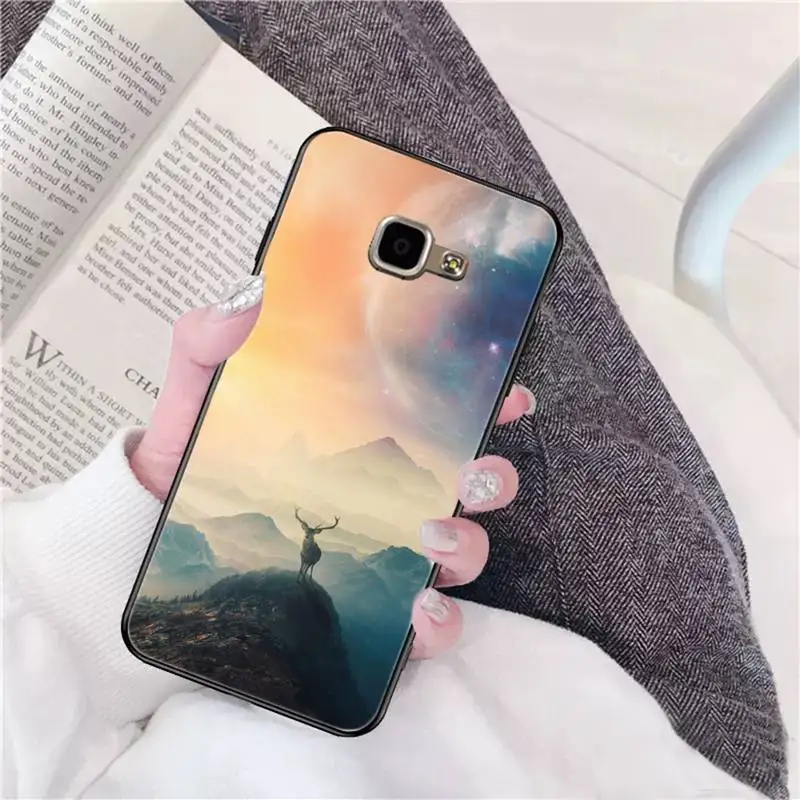 FHNBLJ чехол для телефона с оленем лося Samsung A30s 51 5 71 70 40 10 20 s 31 A7 A8 2018 | Мобильные