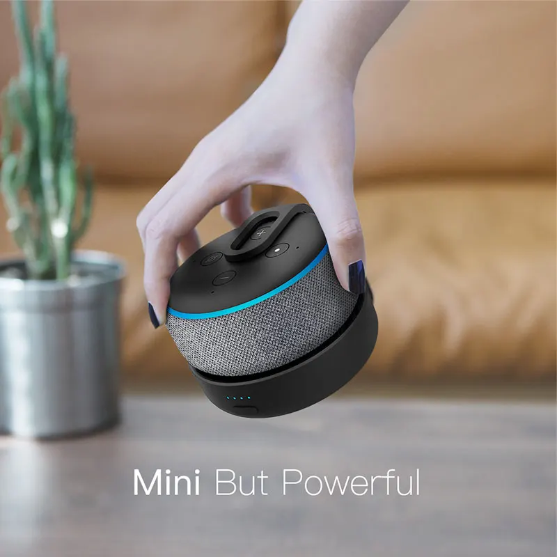 Портативная док-станция GGMM на 5200 мА · ч для Amazon Alexa Echo Dot 3-го поколения |