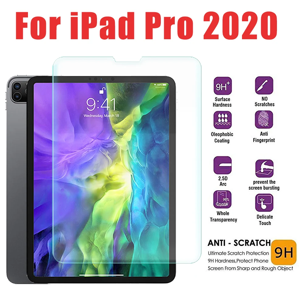 Стекло для Apple iPad Pro 11 12 9 2020 защита экрана i Pad 2 го 4 поколения iPadPro закаленное стекло