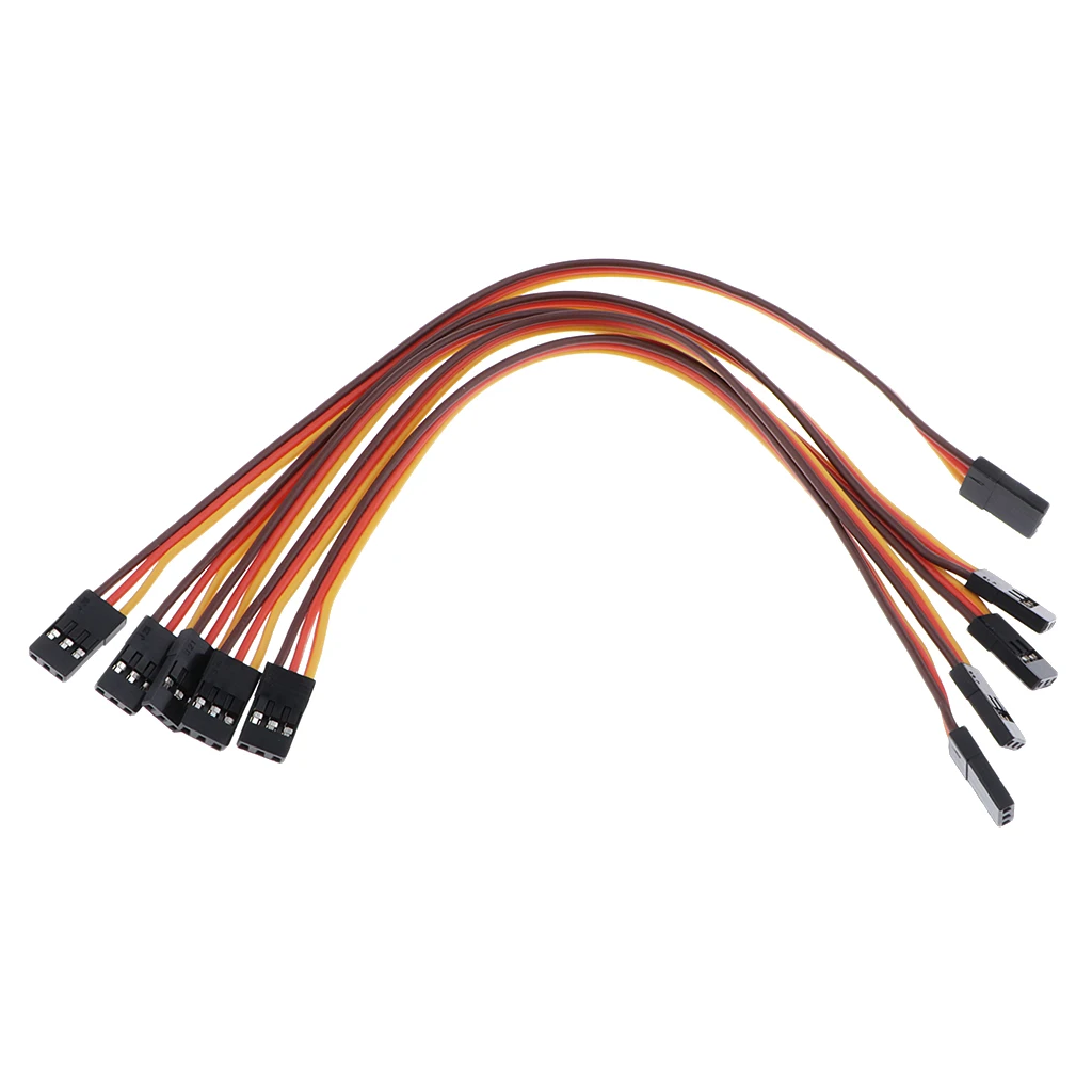 

Lots 5 22# Male to Male Motor Steering Extension Cable Wire Connect 200mm