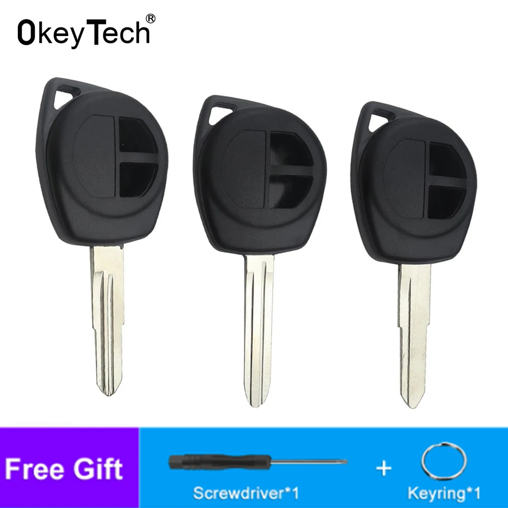 OkeyTech New2 кнопки дистанционный ключ брелок чехол для Suzuki Swift Vitar Ignis Alto Sx4 Vauxhall Agila Vitara