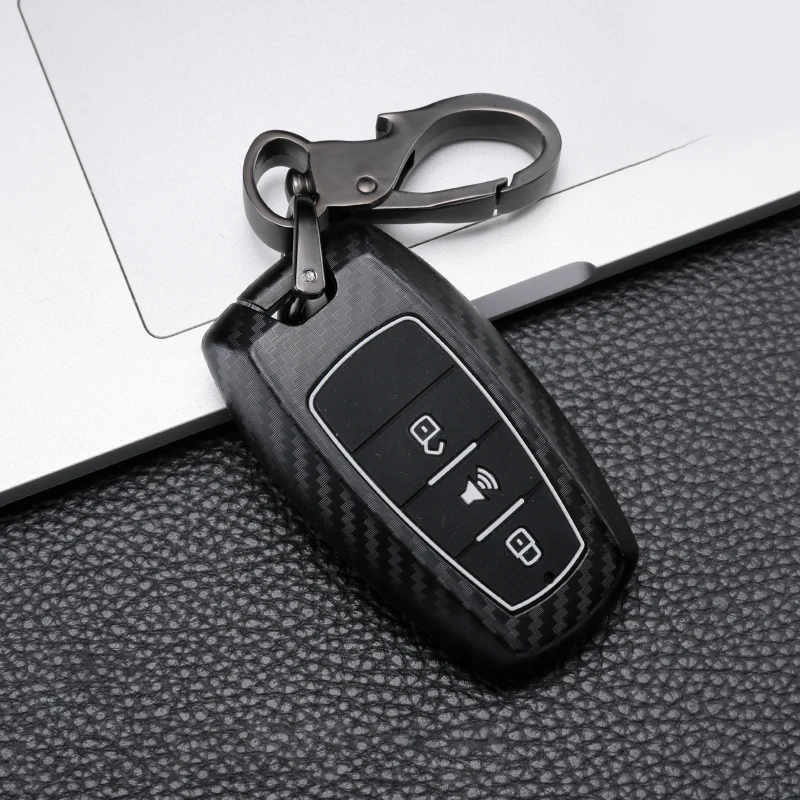

Чехол для автомобильного дистанционного ключа из АБС-пластика из углеродного волокна для Great Wall Haval/Hover H6 H7 H4 H9 F5 F7 H2S F7X, аксессуары для ключей, брелок