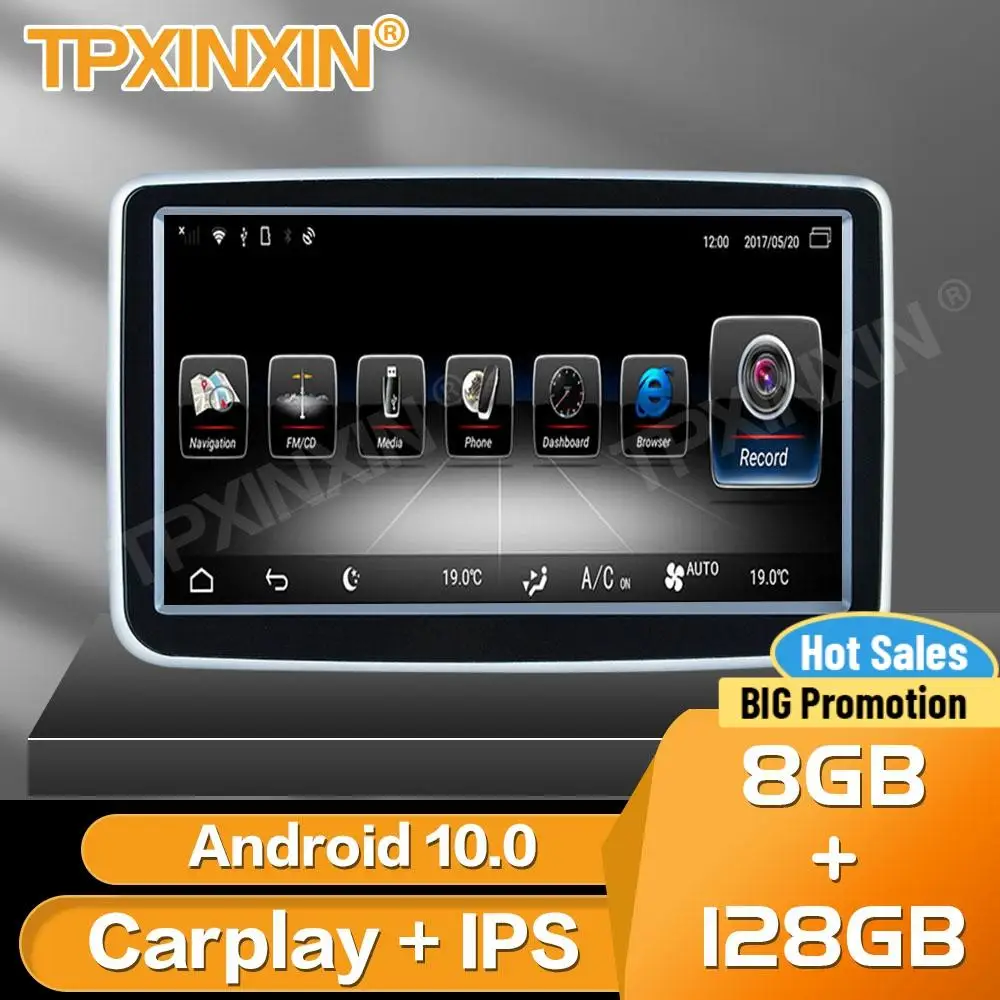 

8+128 Carplay Car Radio Stereo Receiver Android For Benz A B CLA GLA G 2013 2014 2015 GPS Navigation Player Auto Audio Head Unit