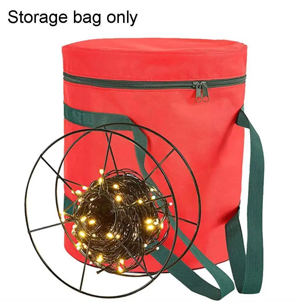 

Christmas Light Storage Bags Durable Holiday Décor Carrying Bag For Lights Bulbs Christmas Light Storage Bag Handles A6q5