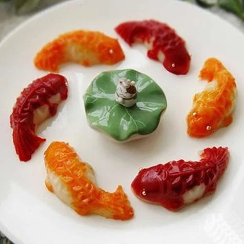 Домашний кухонный инструмент сделай сам 3D форма для торта Koi Fish шоколада желе