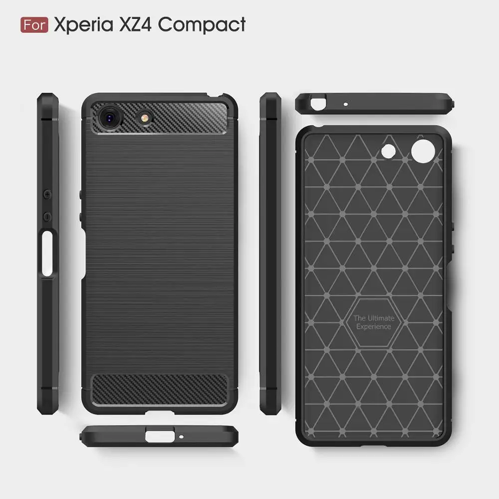 360 полная защита чехол для телефона из углеродного волокна Sony XZ XZS Premium Xa1 Xz1 L2 Xa2 Xz2