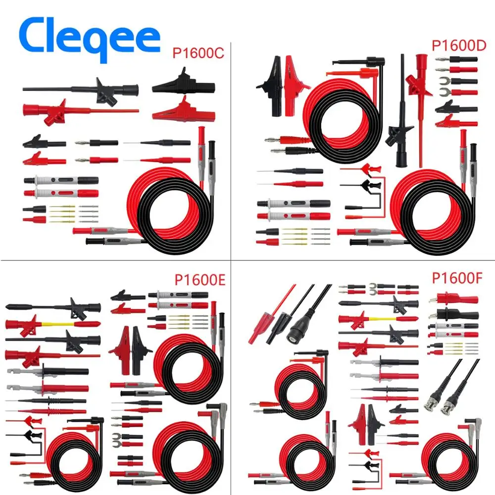 Высококачественный мультиметр Серии Cleqee P1600 набор тестовых кабелей BNC тестовый