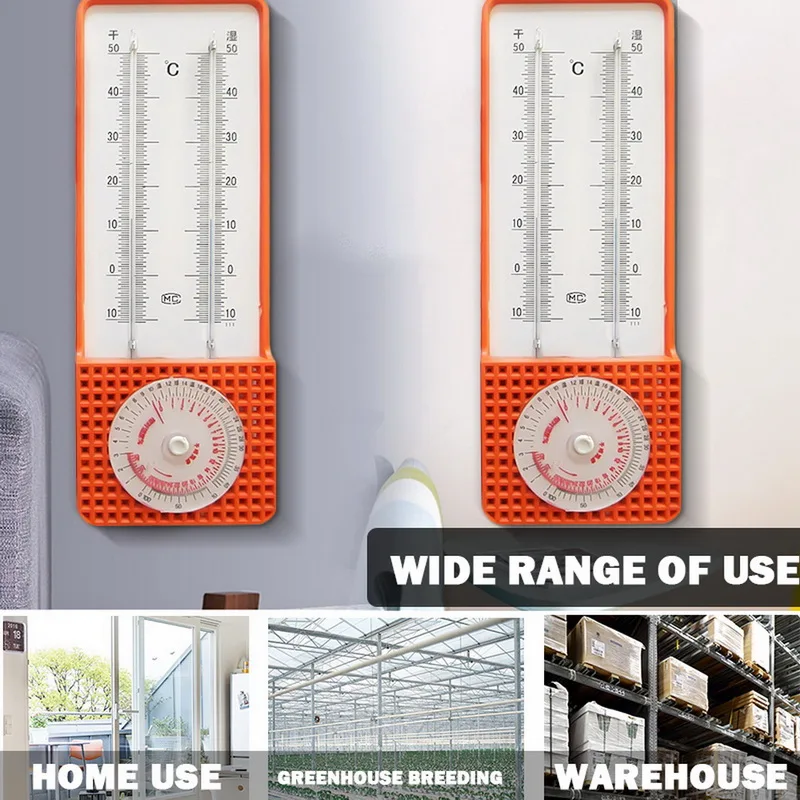 1 шт. портативный настенный вертикальный термометр пластиковый InVertical гигрометр