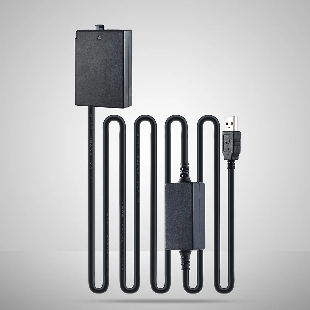 Камера пустышка батарея LP-E10 5 В USB Boost кабель AC-PW20 DC муфта адаптер питания для Canon EOS