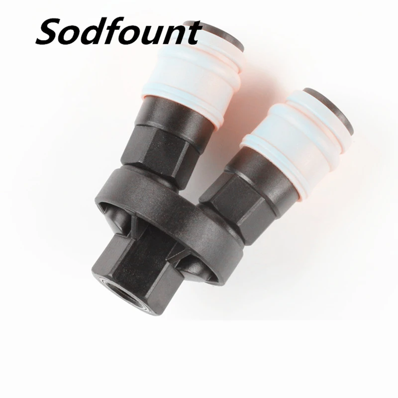 Быстроразъемное соединение из пластика и стали типа C 1/2 дюйма 1/4 1 шт.|Фитинги для