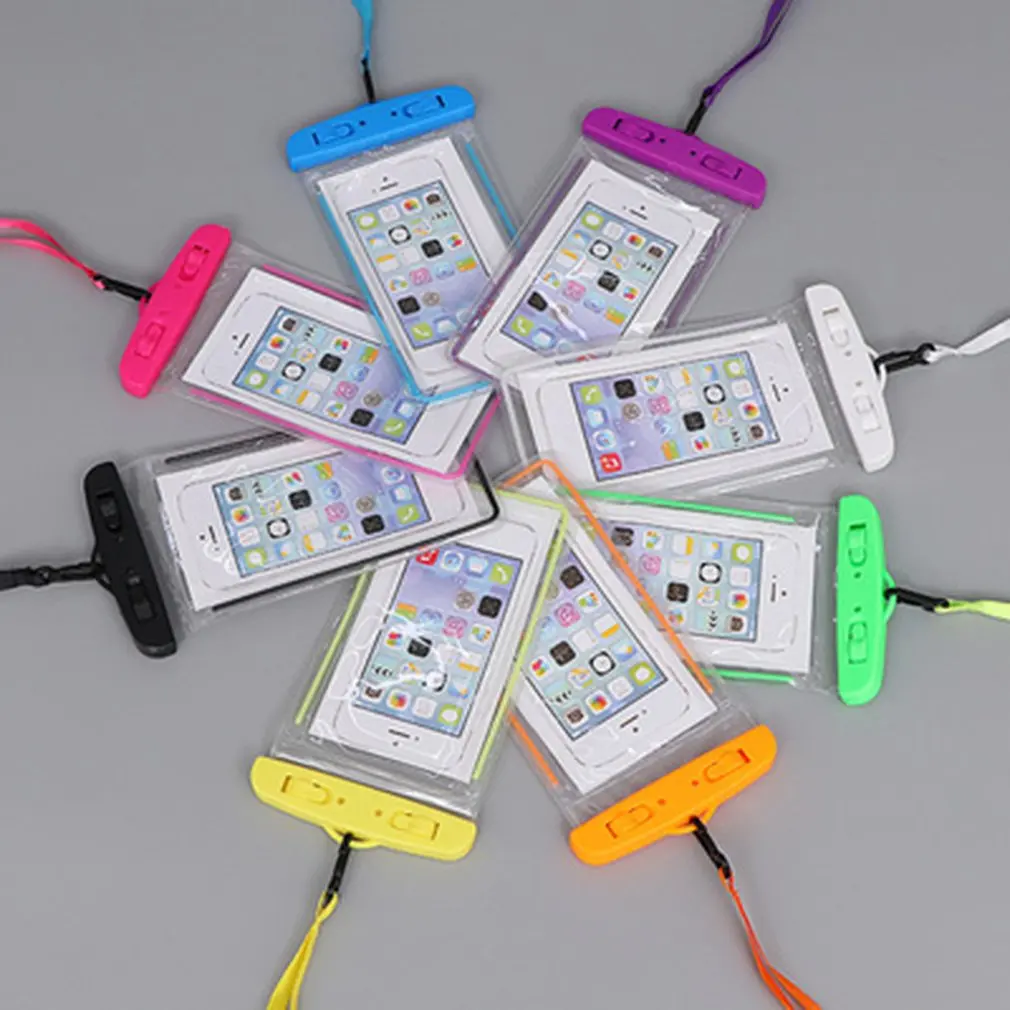 Открытый водонепроницаемый чехол для плавания пляжная сухая сумка держатель