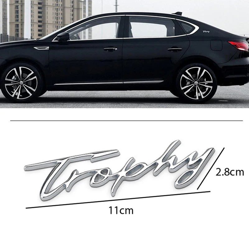 Металлические автомобильные задние боковые наклейки эмблема Стайлинг украшение
