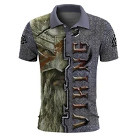hawaii polo shirt viking tattoo 3d printed polo shirt men for women short sleeve summer t shirt style 1