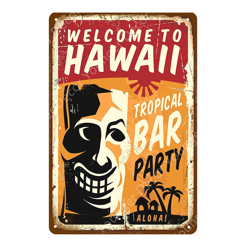 YD4220F Man Cave Drinks Beers Decoration Vintage Metal Tin Signs Gin Tonic Wine Plaque Shabby Chic Pub Bar Casino Poster Wall Art Decor - Цвет: YD4220F