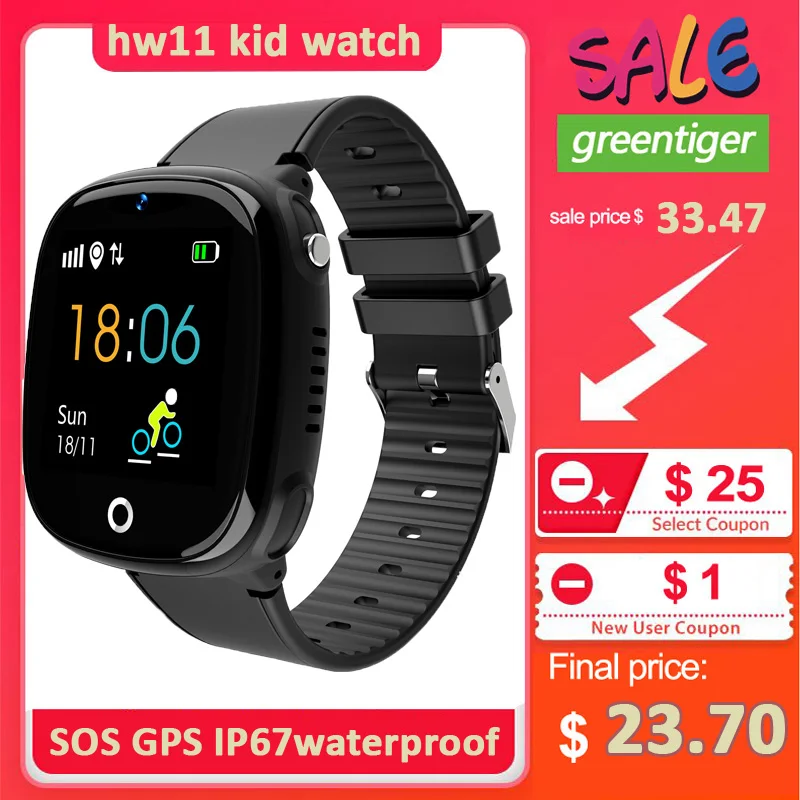 HW11 gps умные часы детский подарок Bluetooth шагомер умные часы водонепроницаемые носимые устройства SOS Вызов дети Безопасный vs Q90 Q15 A36E