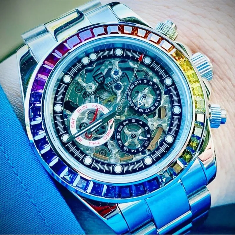 Часы наручные PAGANI Мужские механические брендовые автоматические