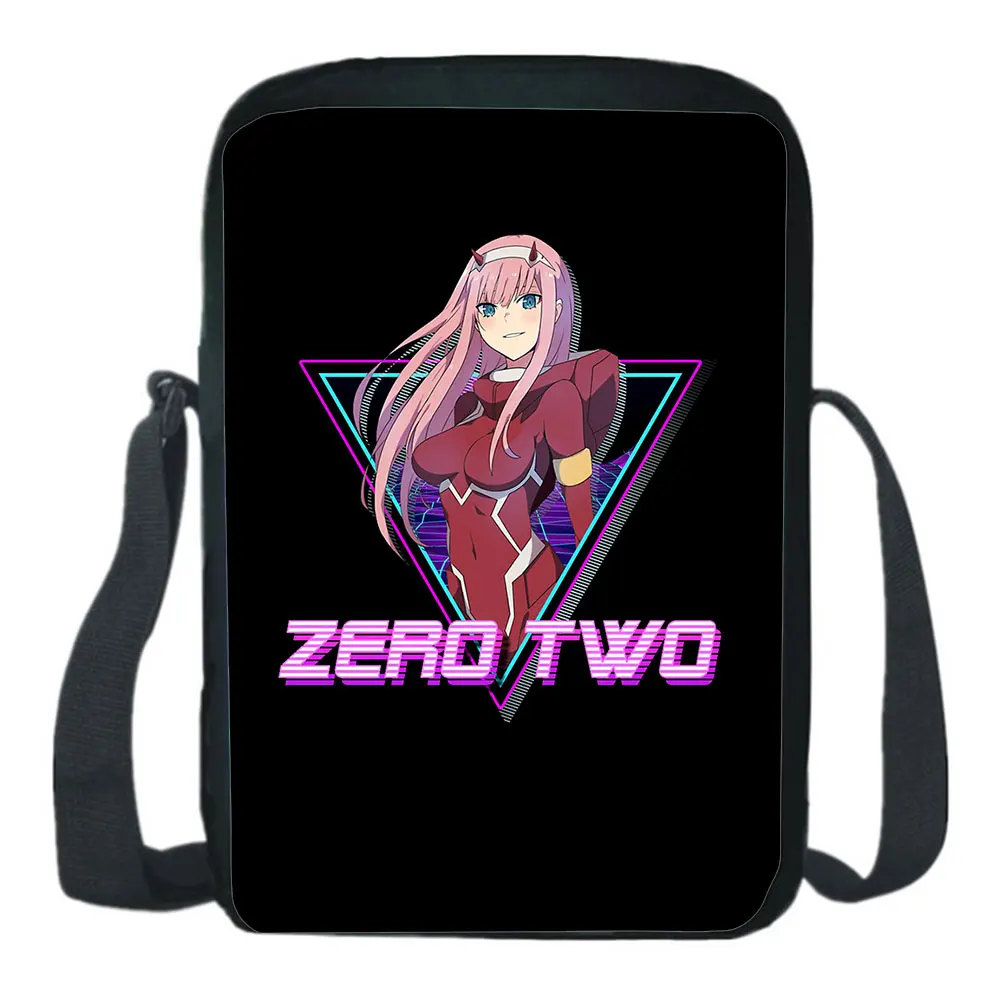 Anime Darling In The Franxx Messenger Bag Fashion Casual Cartoon Knapsack Women CrossBody Rucksack Boy Girl Shoulder Bags