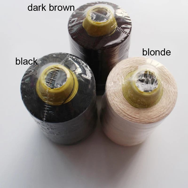 

10pcs 6.5cm length C type weaving needles curved needles GIFT with 1 roll Cotton weaving thread sewing thread for hair weft