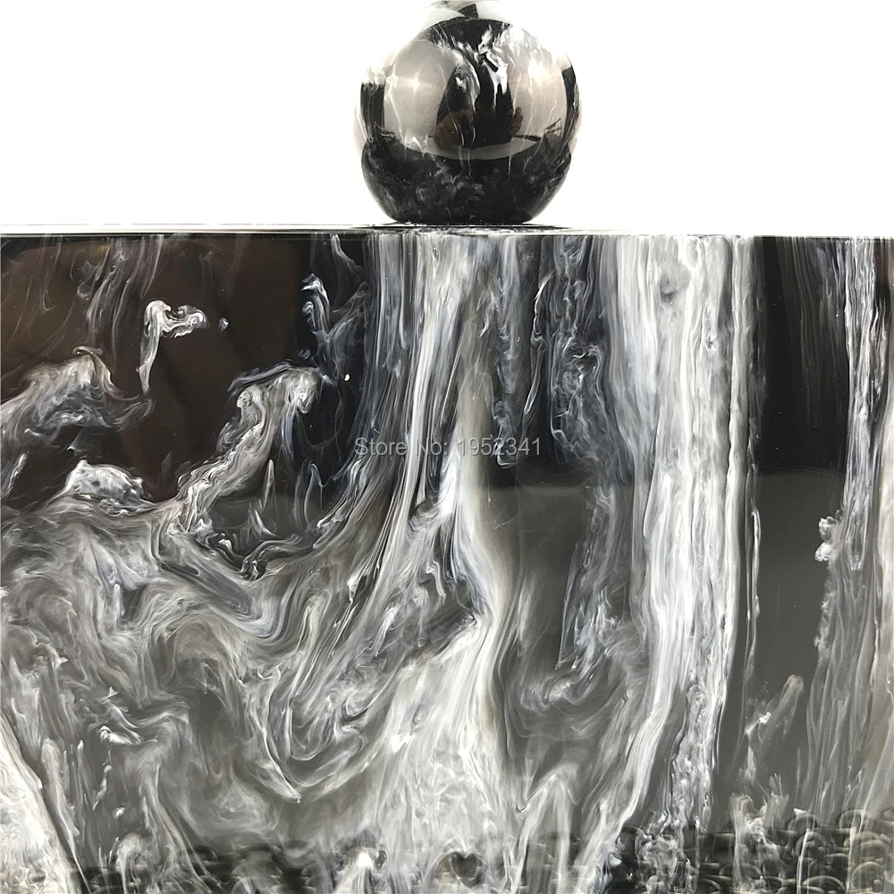 OC4122 Wholesale New Products 2020 Clutch Bag Black Marble Women Acrylic Bags | Багаж и сумки